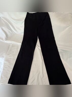 Women's Black Stretch Lands End Sweatpants Sz S/T Activewear Yoga